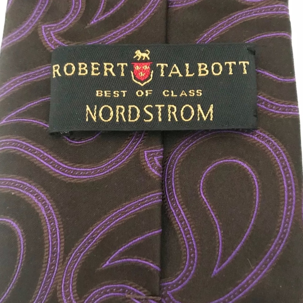 Robert Talbott Best Of Class Purple Paisley Tie